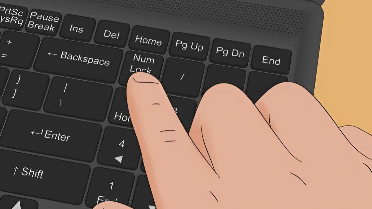 Nguyên nhân lỗi không đánh được số trên bàn phím laptop Asus 1