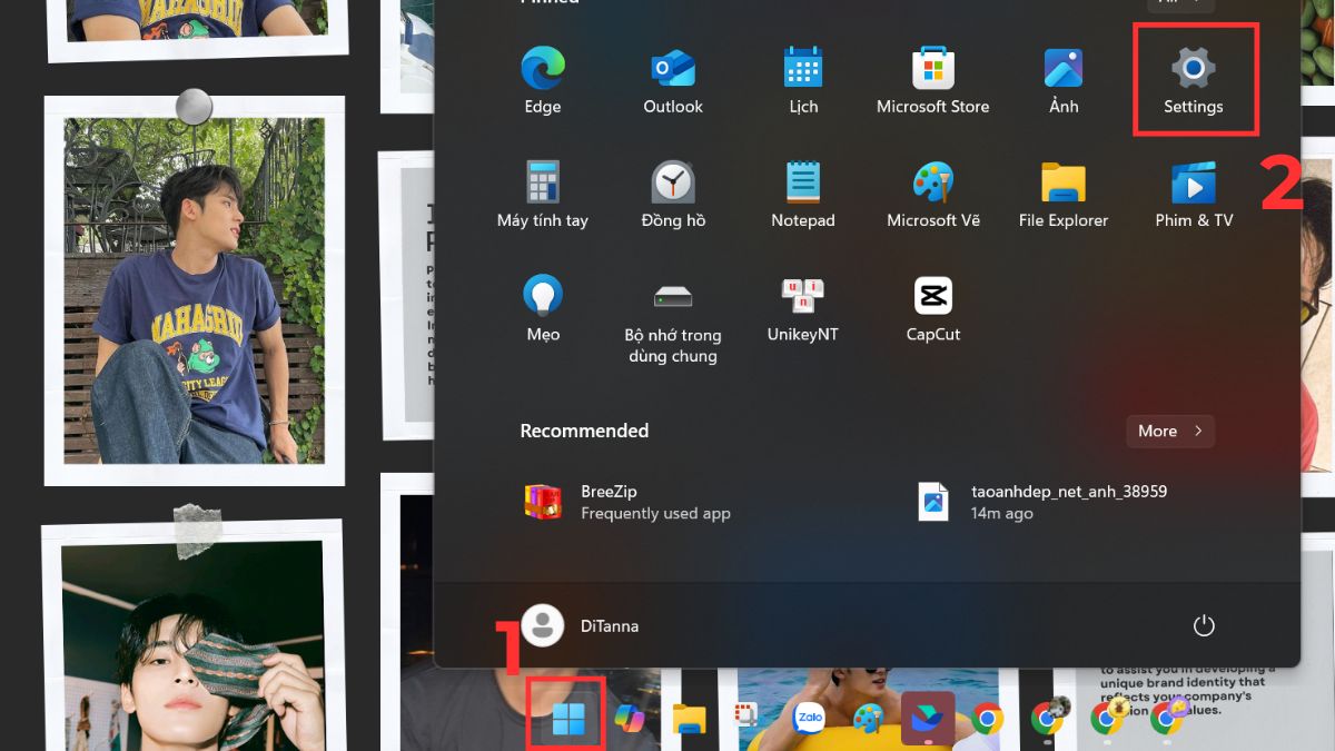 Khắc phục lỗi không đánh được số trên bàn phím laptop Asus: Đặt lại layout bàn phím Bước 1