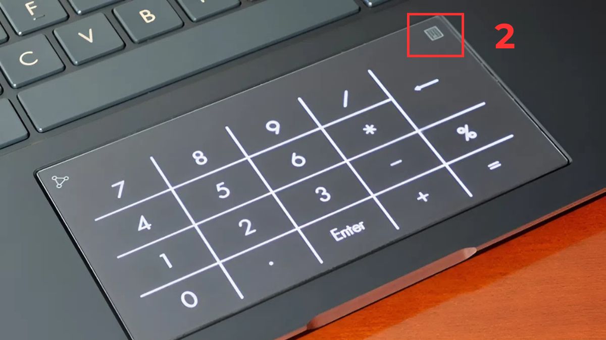Khắc phục lỗi không đánh được số trên bàn phím laptop Asus: Kích hoạt lại NumberPad Bước 2