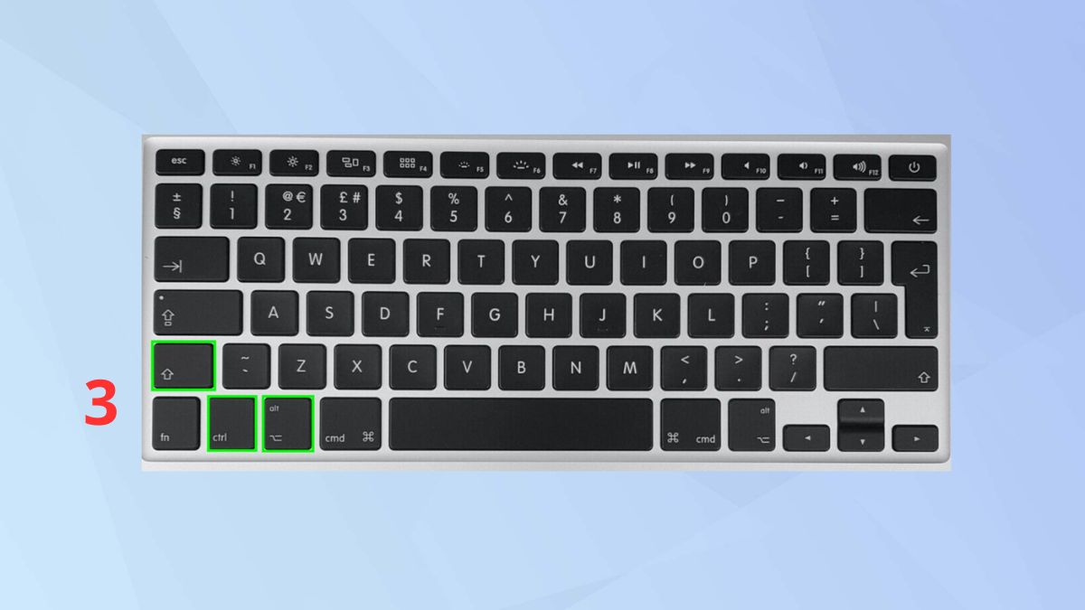 Sửa bàn phím MacBook bị liệt: Reset SMC Bước 2