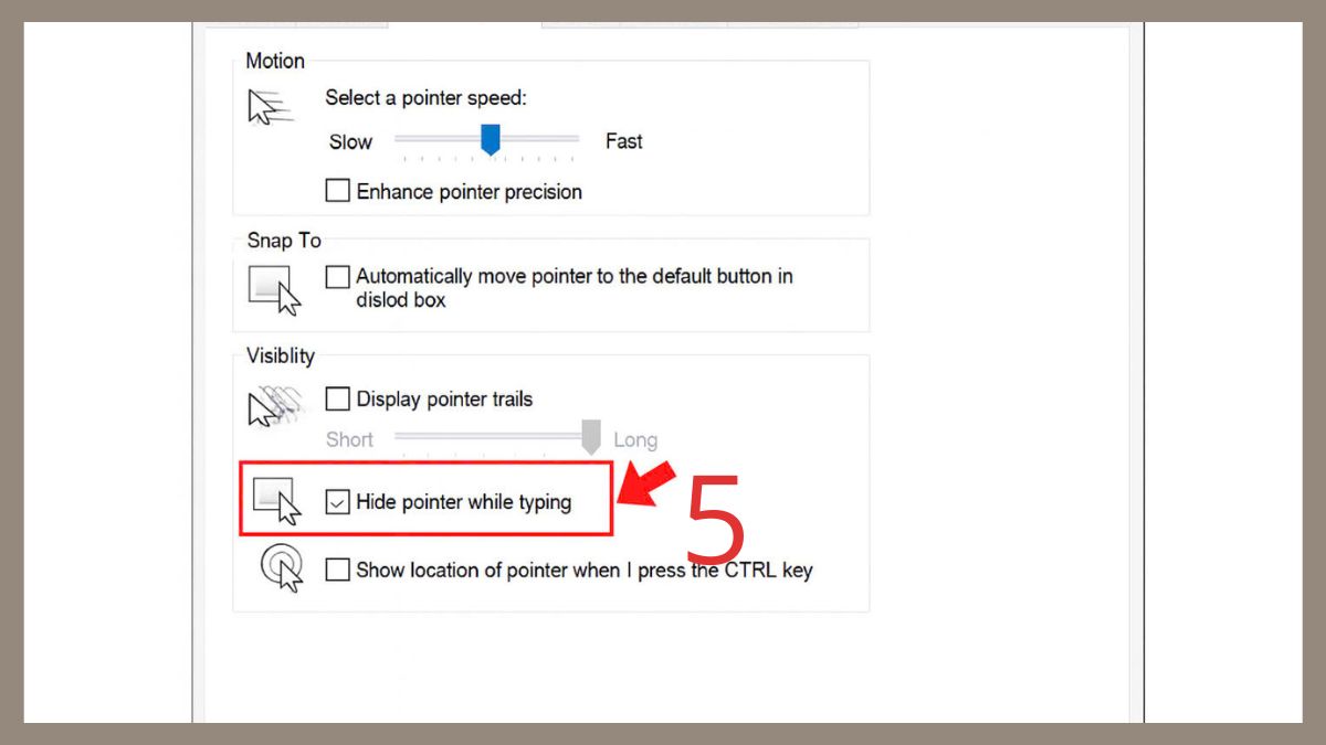 Sửa chuột laptop bị nhảy lung tung: Điều chỉnh độ nhạy Bước 4