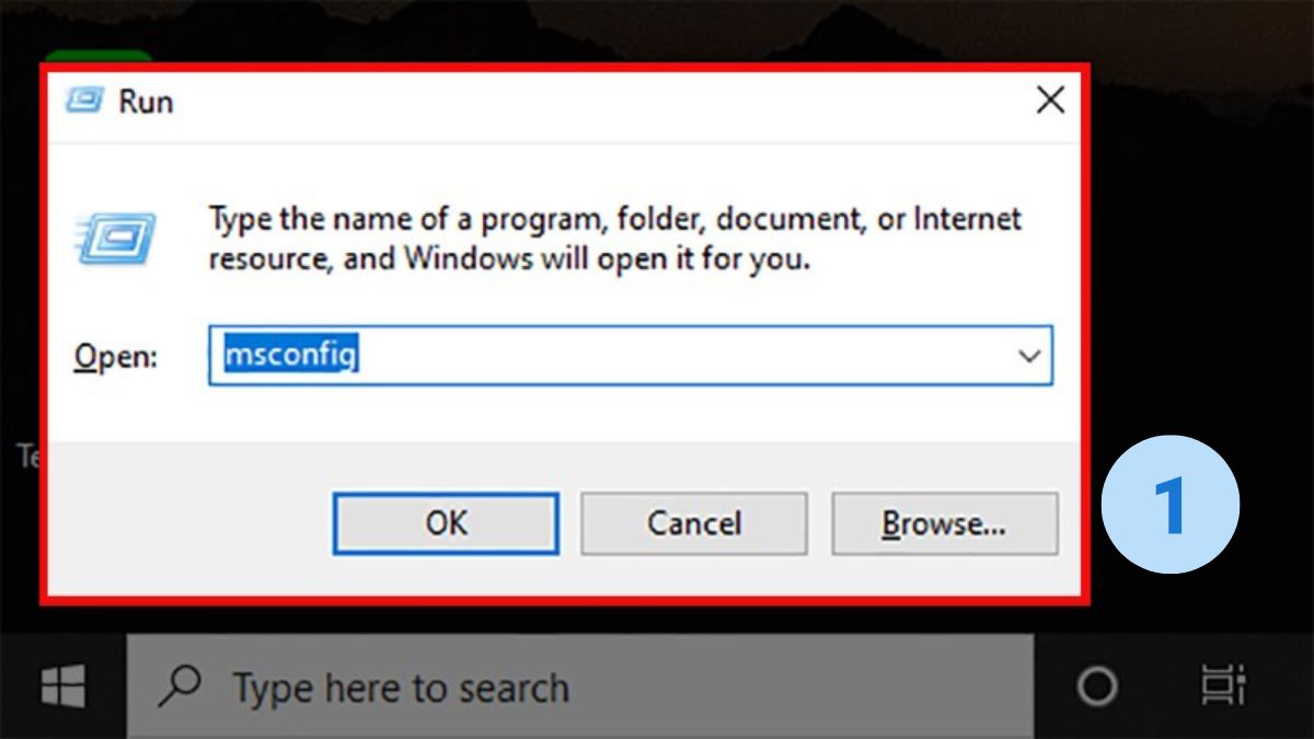 Sửa chuột laptop bị nhảy lung tung: Chạy Clean Boot State Bước 1