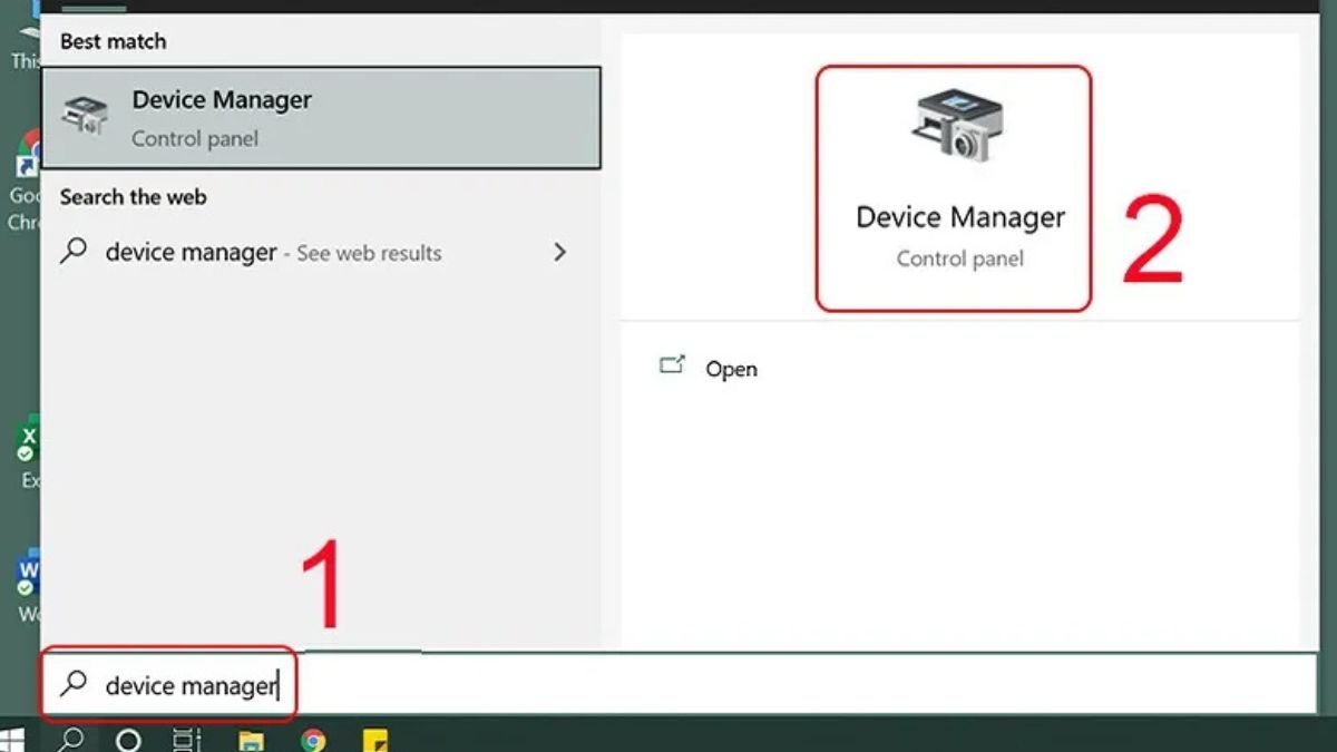 Sửa chuột laptop bị nhảy lung tung: Cập nhật hoặc cài lại Driver chuột Bước 1
