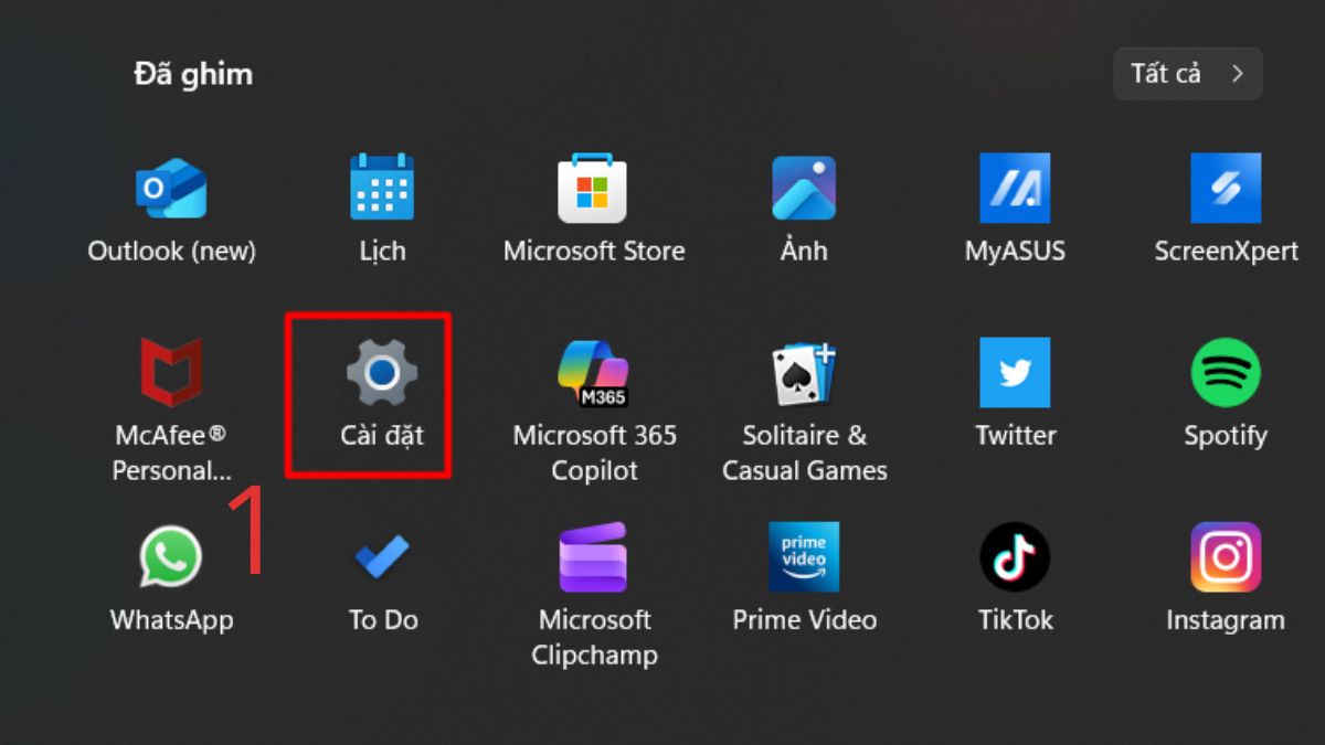 Sửa chuột laptop bị nhảy lung tung: Điều chỉnh độ nhạy Bước 1