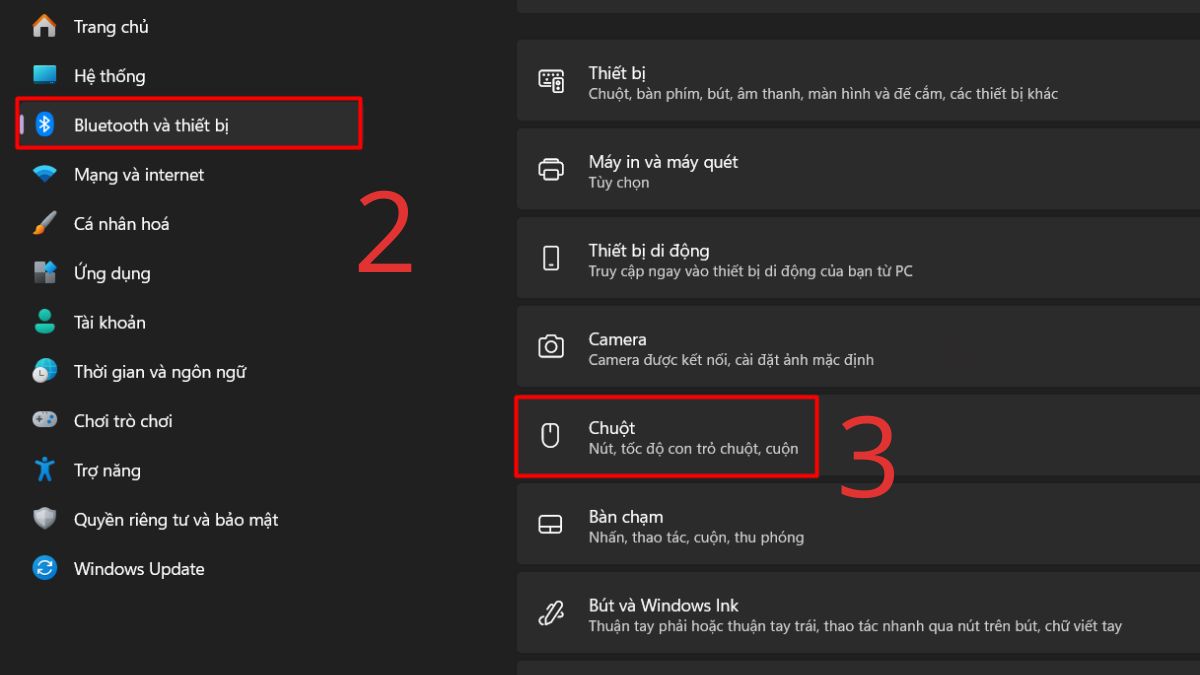 Sửa chuột laptop bị nhảy lung tung: Điều chỉnh độ nhạy Bước 2