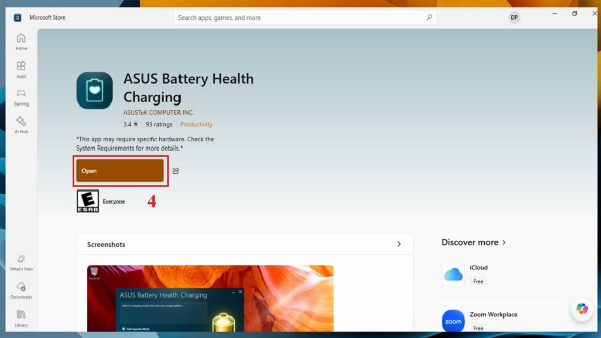 Cách tải ASUS Battery Health Charging bước 3