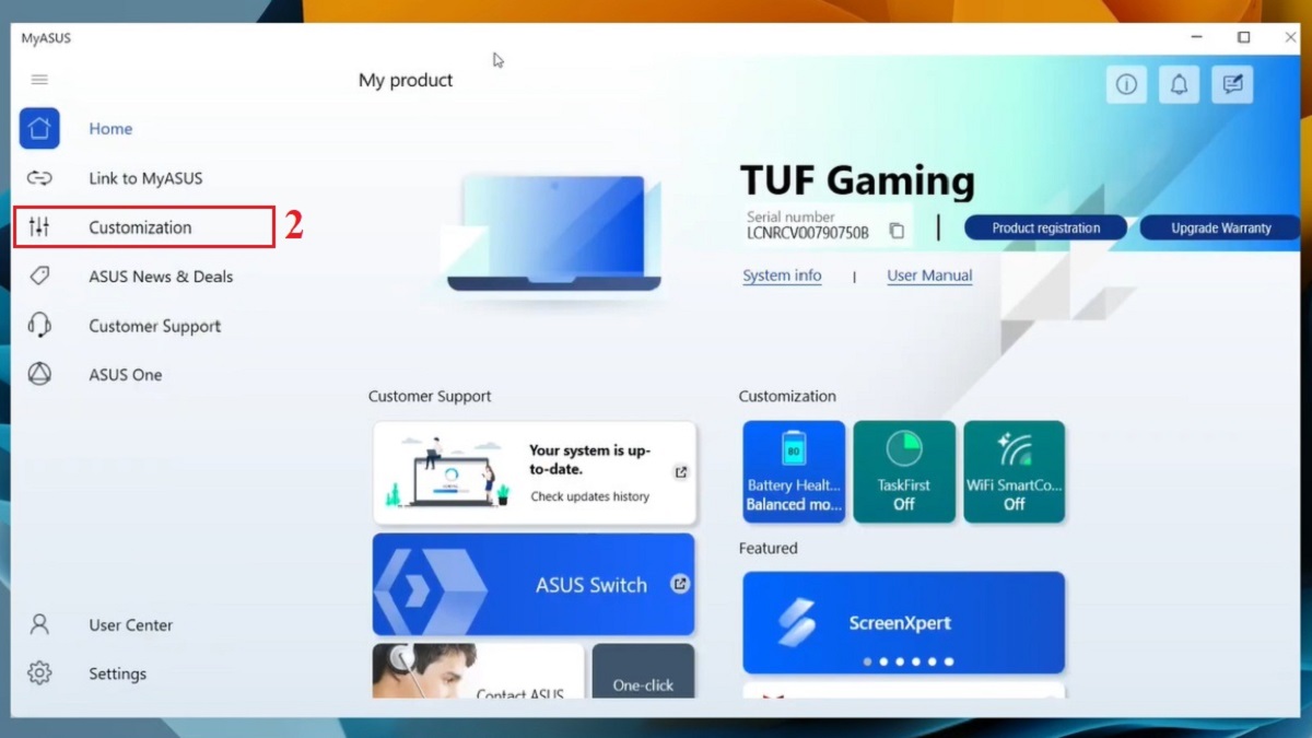 Cách thiết lập Battery Health Charging Bước 2