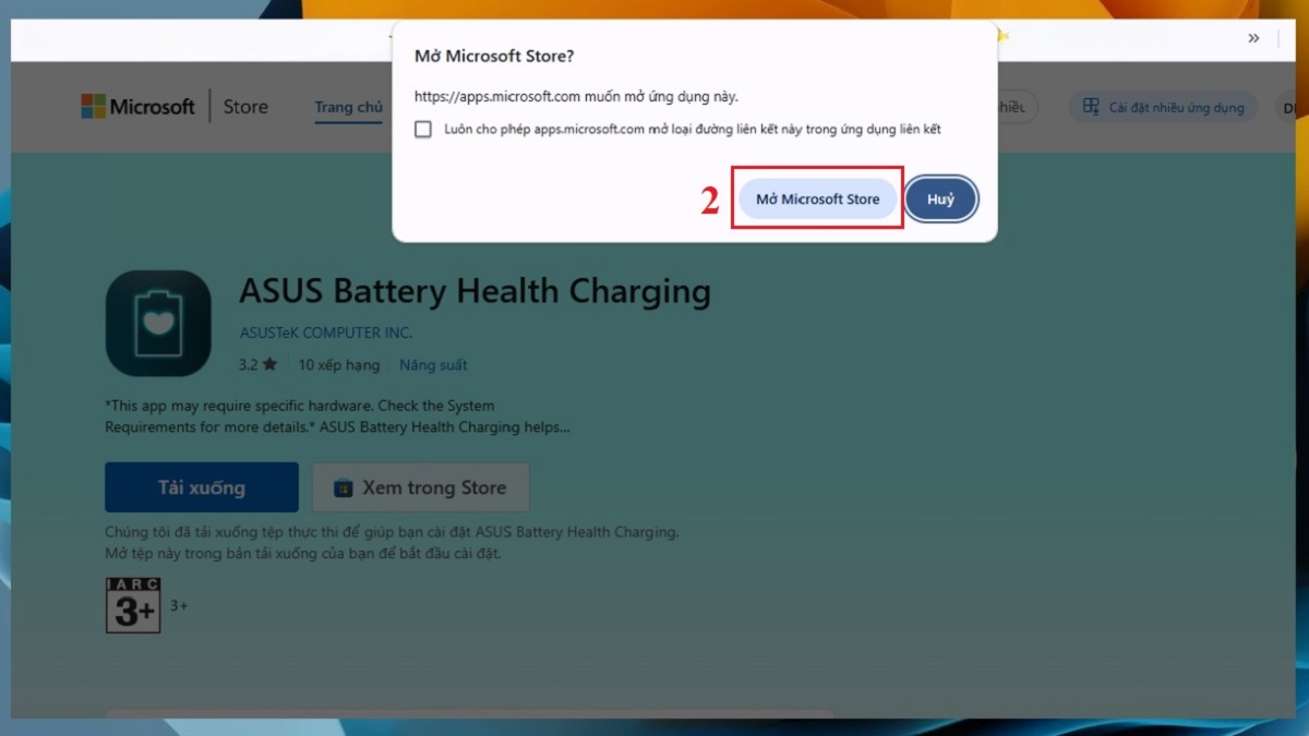 Cách tải ASUS Battery Health Charging bước 1b