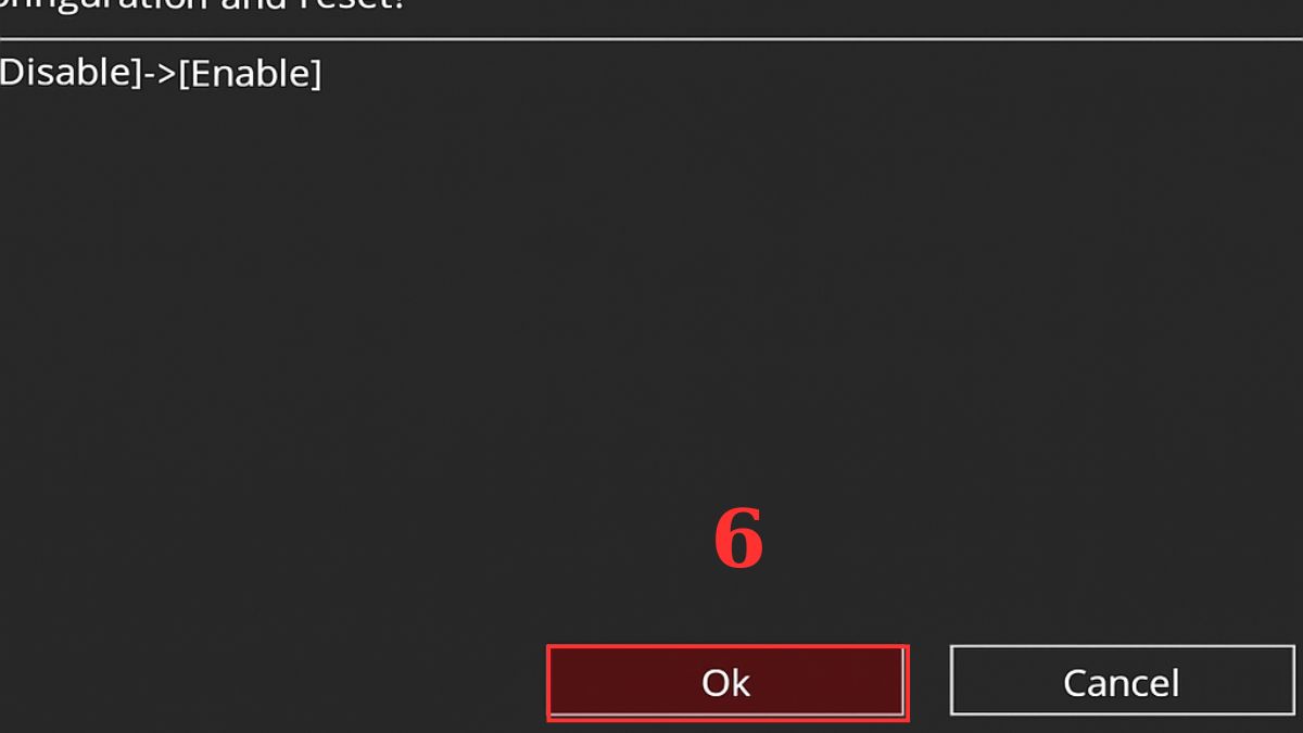 Cách bật TPM 2.0 trên main ASUS dùng CPU Intel Bước 4