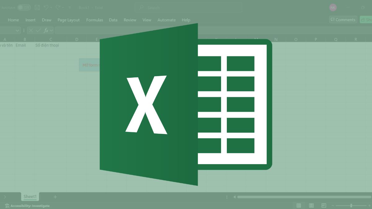 Lợi ích về cách nhập dữ liệu trong Excel bằng form tự tạo