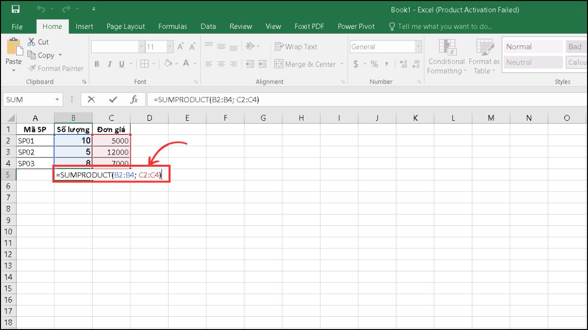 Mẹo giúp cách tính thành tiền trong Excel nhanh hơn