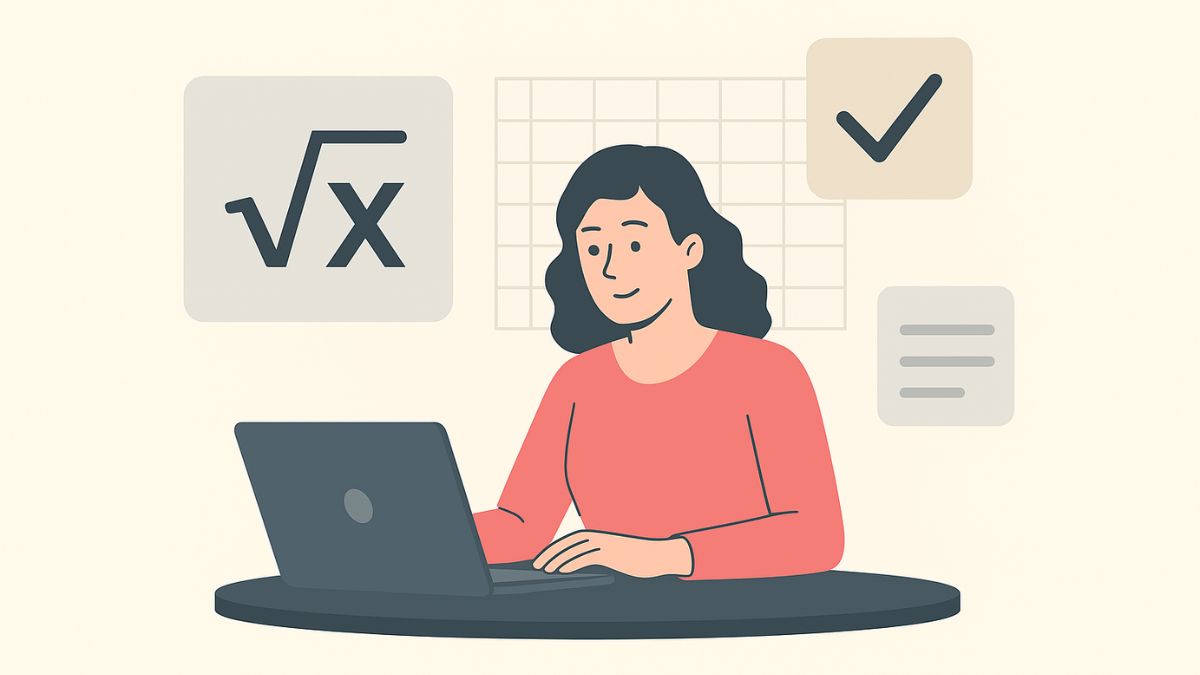 Chọn cách tính căn bậc 2 trong Excel phù hợp