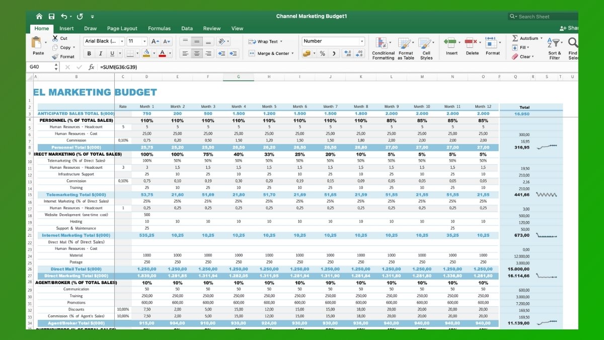 Canh đều trong Excel là gì?