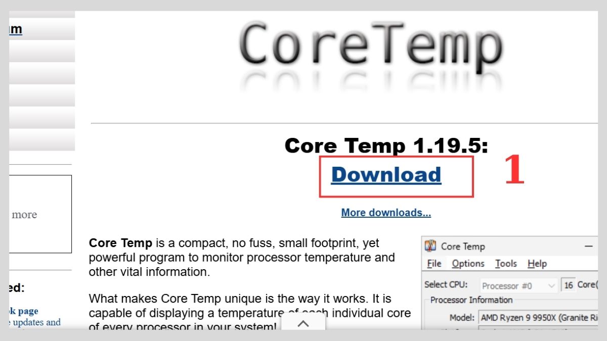 Kiểm tra lỗi CPU 100%: Kiểm tra bằng phần mềm bên thứ 3 Bước 1