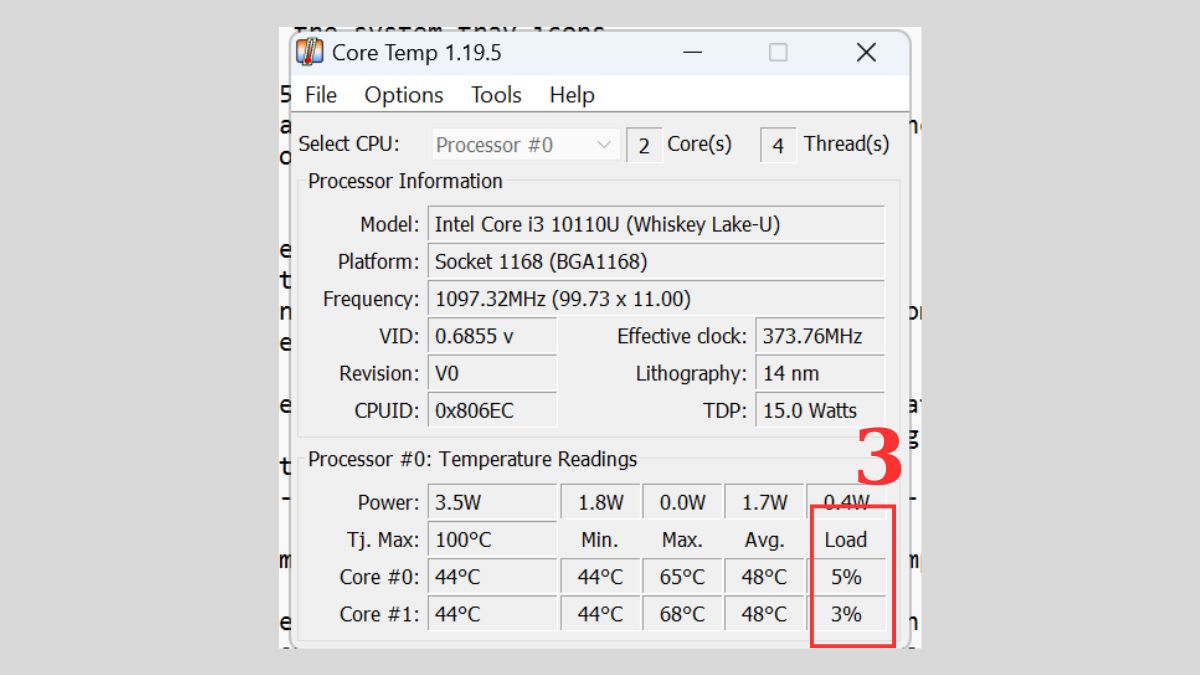 Kiểm tra lỗi CPU 100%: Kiểm tra bằng phần mềm bên thứ 3 Bước 3