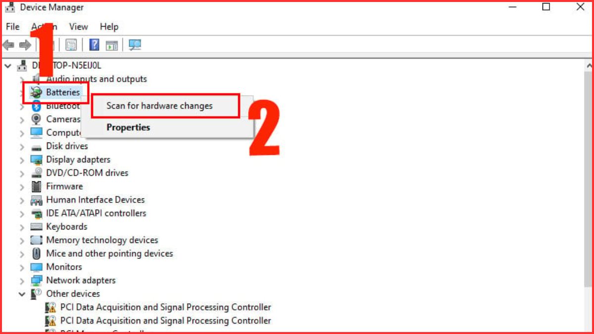Cách khắc phục laptop Asus sạc không vào pin 4
