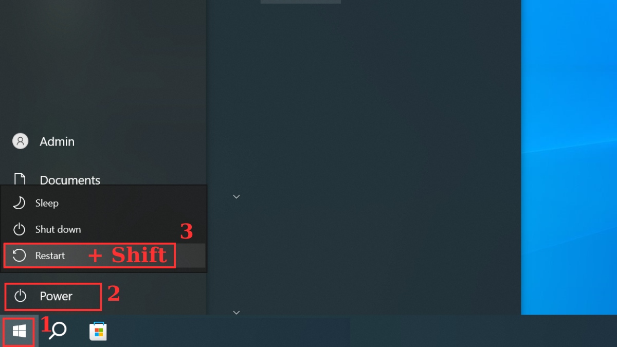 Cách khắc phục laptop lỗi Win: Khởi động ở chế độ Safe Mode bước 1