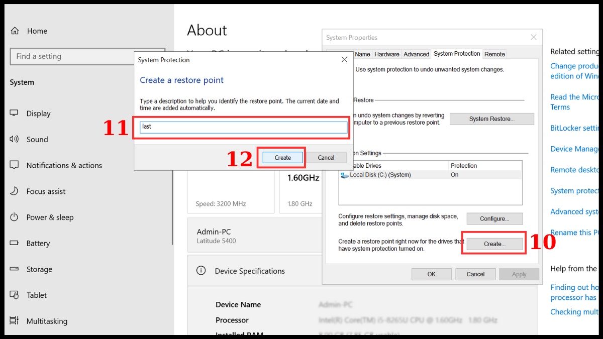 Cách khắc phục laptop lỗi Win: Dùng công cụ System Restore Bước 3