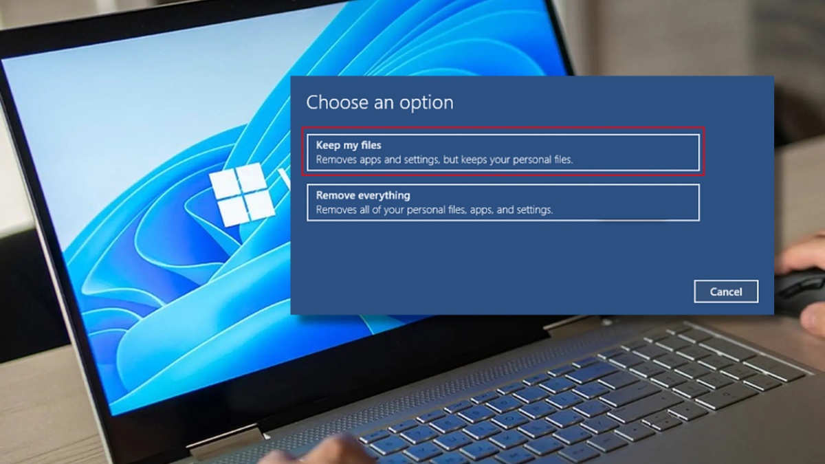 Cách khắc phục laptop lỗi Win: Cài lại Windows mới