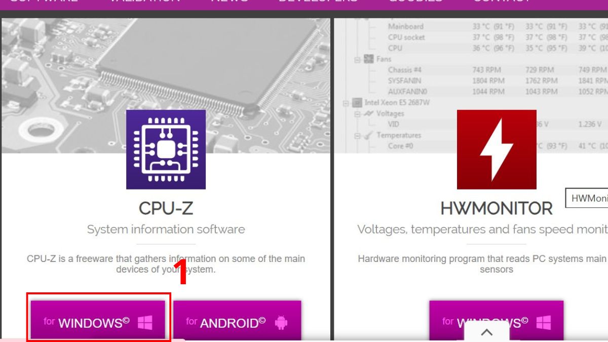 Kiểm tra máy tính không nhận đủ RAM bằng CPU-Z Bước 1