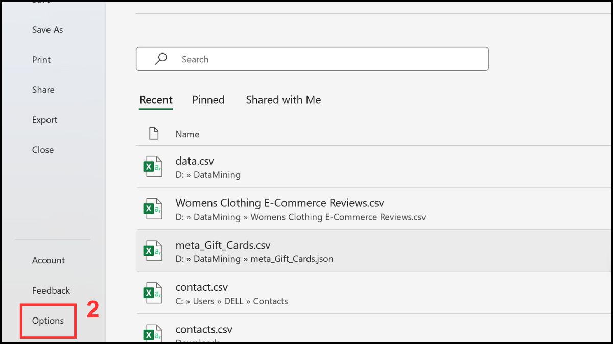 Cách mở Developer trong Excel phiên bản mới bước 2