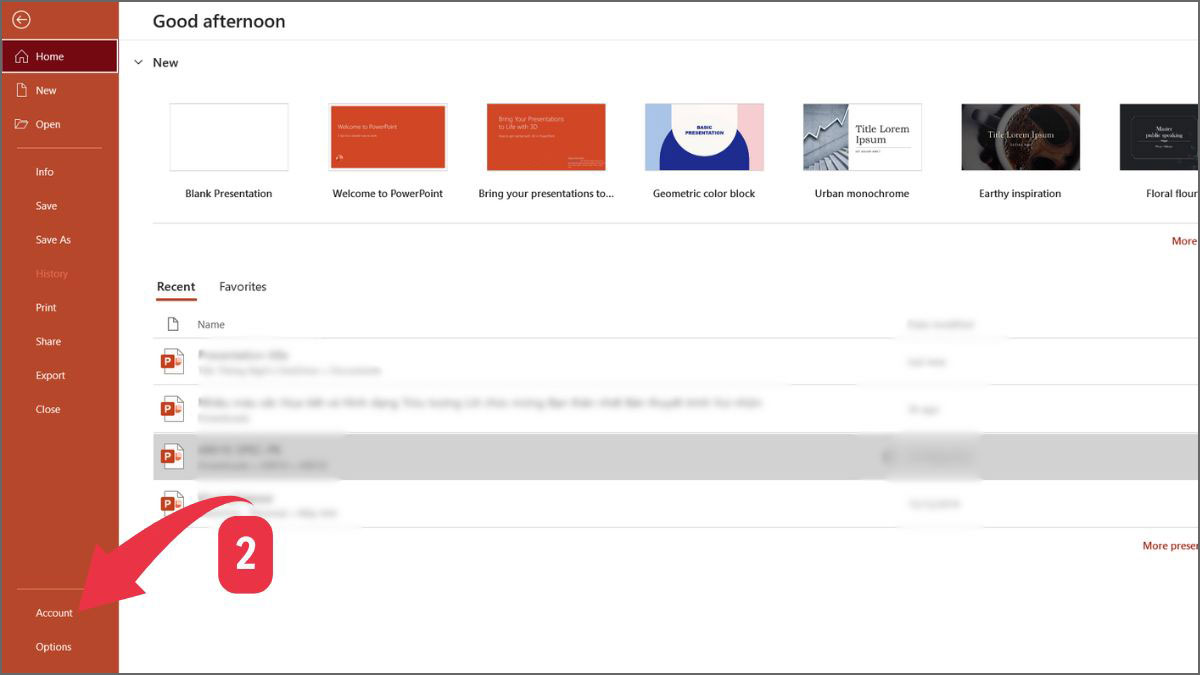 Cập nhật PowerPoint mới khắc phục lỗi mở file PowerPoint bị lỗi Repair Bước 2