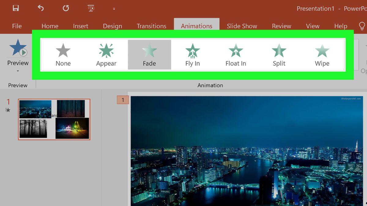 Mẹo tạo hiệu ứng chạy từng chữ trong PowerPoint