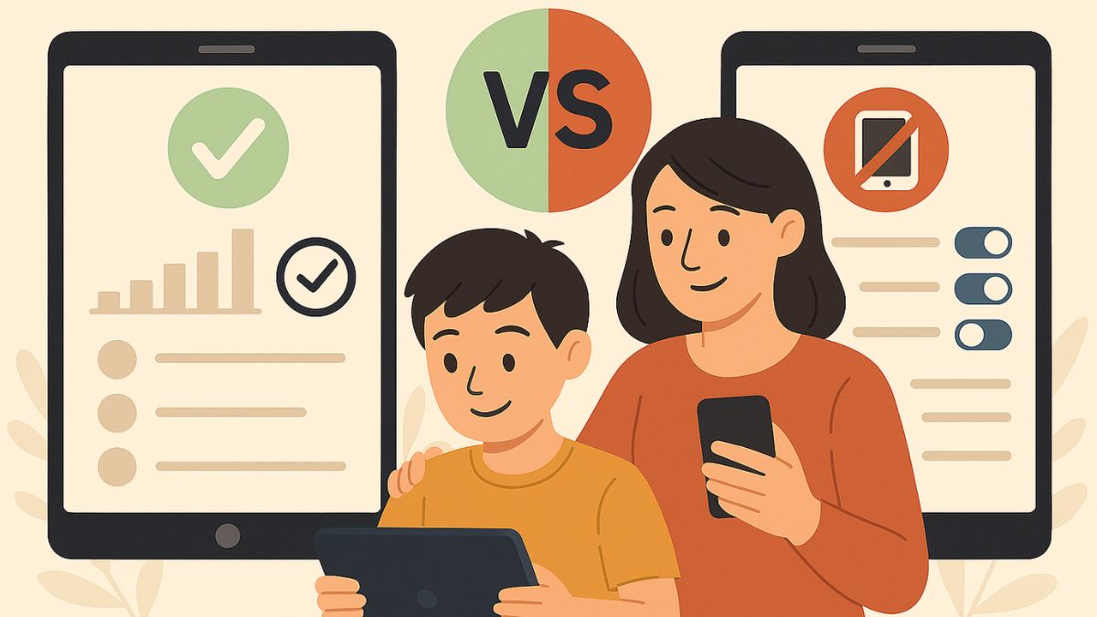 So sánh các app quản lý trẻ em sử dụng iPad