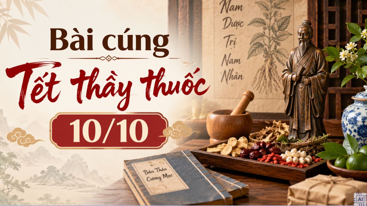 Bài cúng Tết Thầy thuốc ngày 10/10