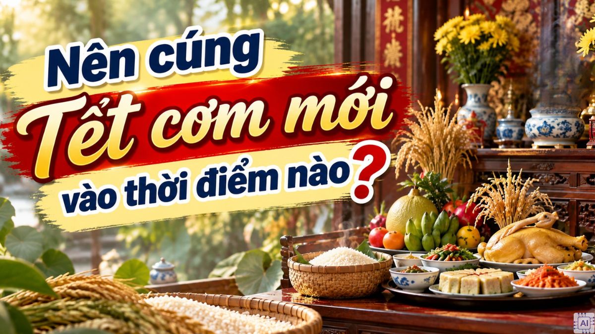 Nên cúng Tết Cơm mới vào thời điểm nào?