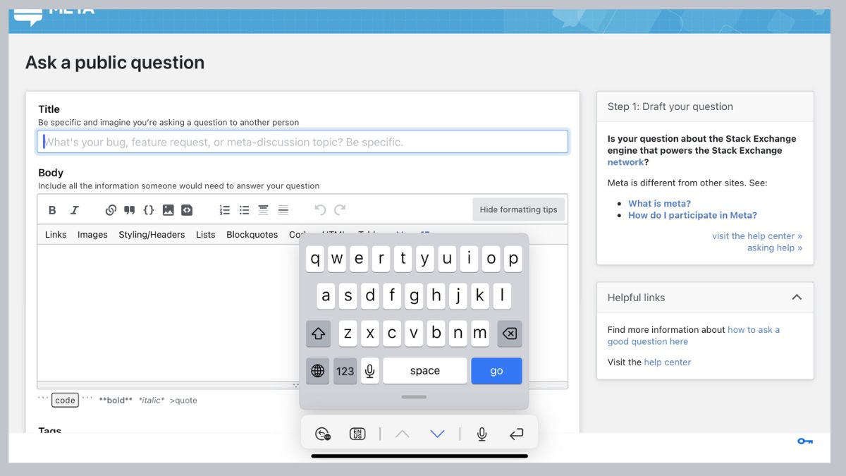 Lỗi bàn phím iPad bị thu nhỏ là gì
