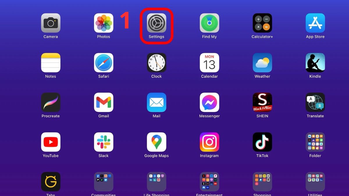 Tăng kích thước bàn phím bằng Apple Pencil bước 1