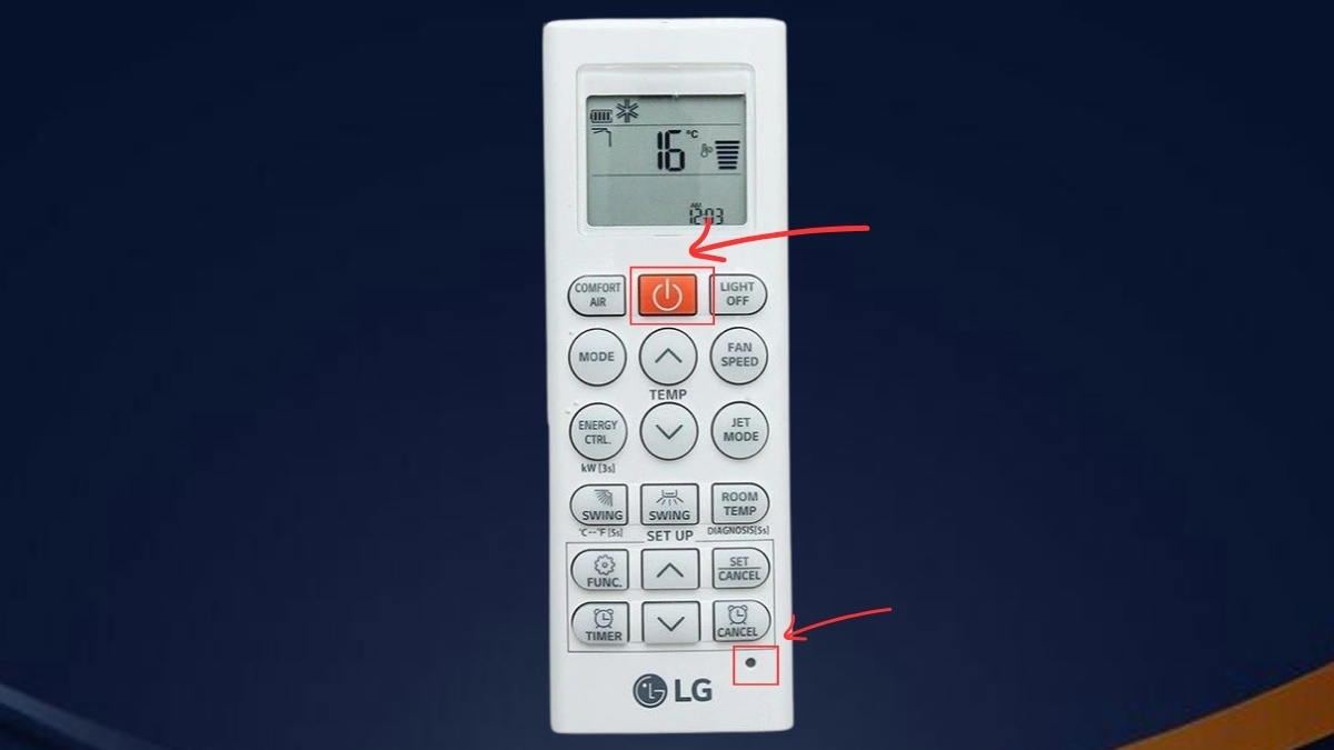Cách Reset điều hòa LG khi báo lỗi