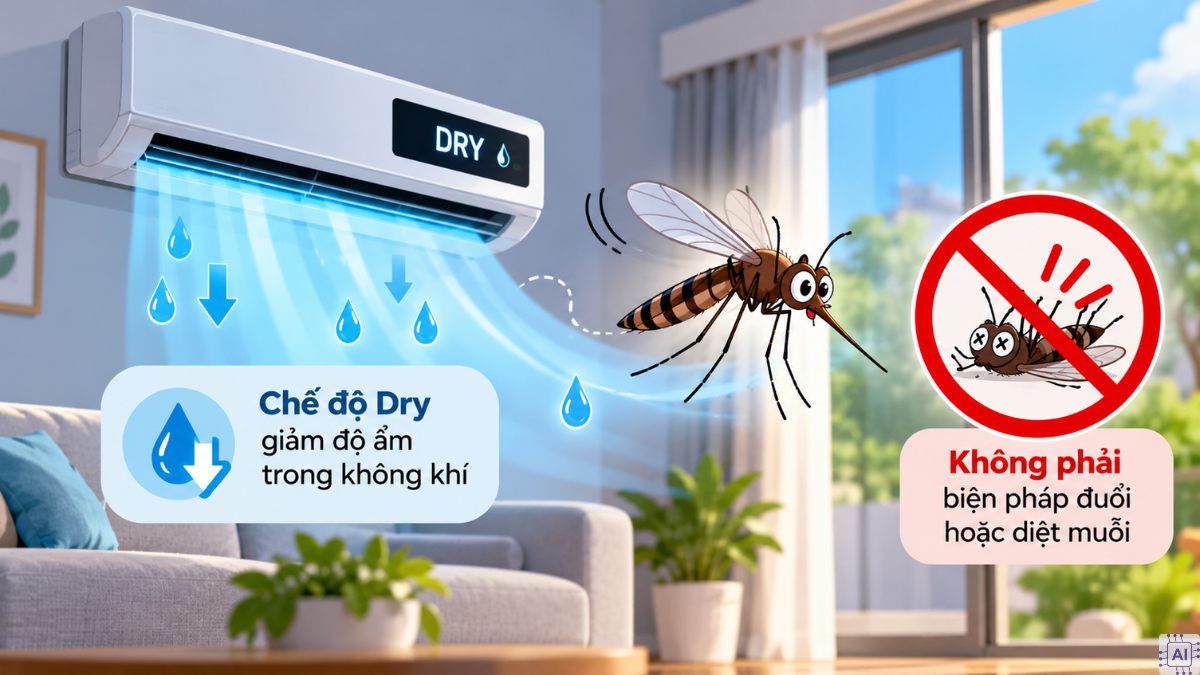 Cách đuổi và diệt muỗi trong phòng máy lạnh