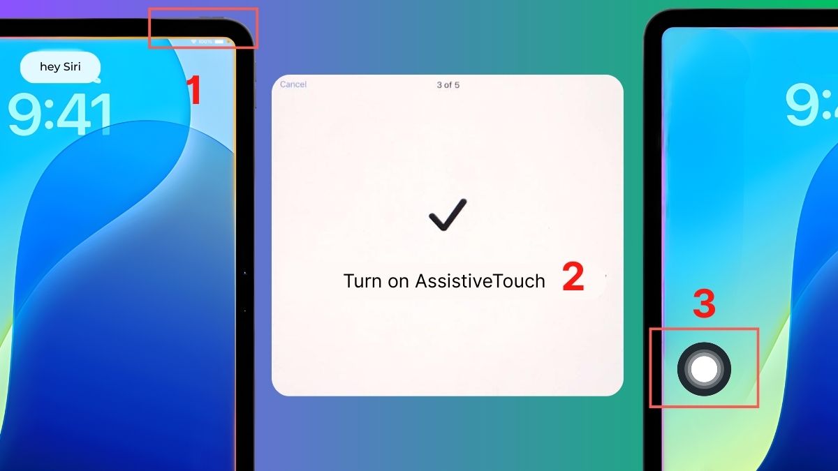 Bật nút Home ảo trên iPad bằng Siri