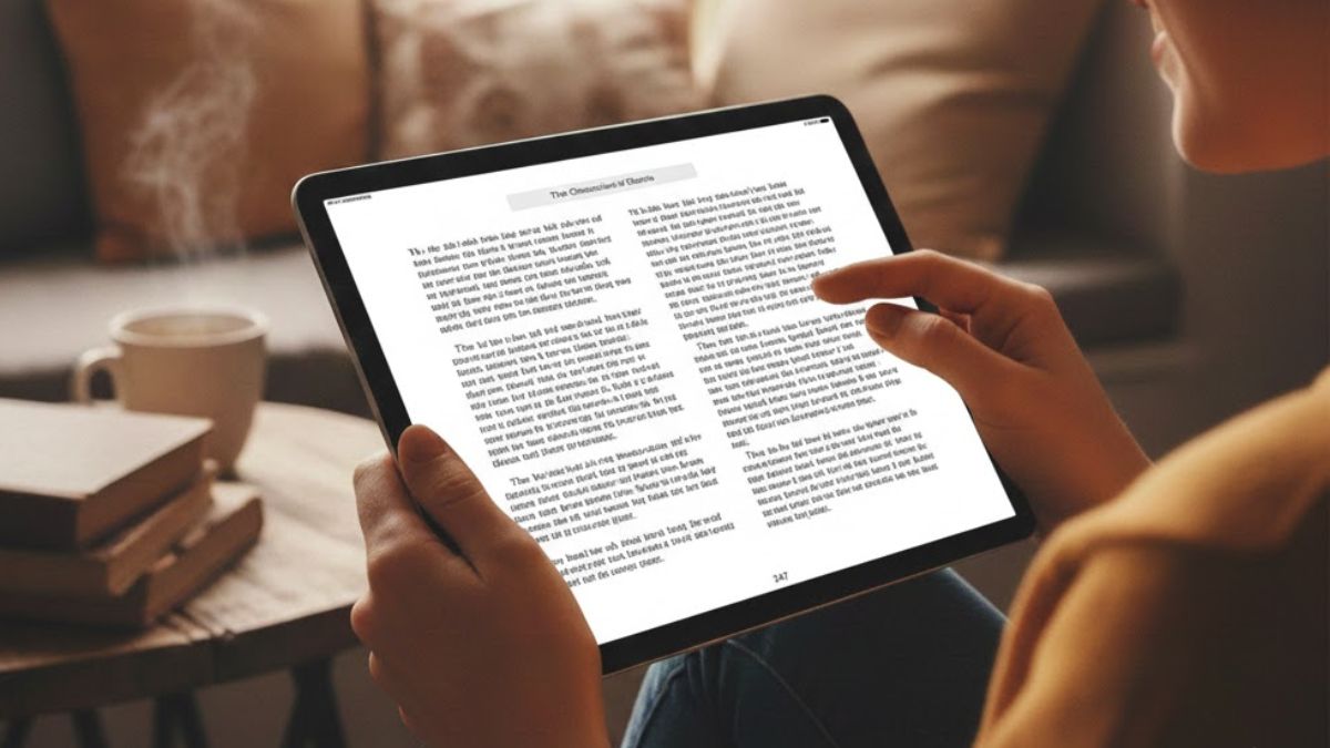Cách biến iPad thành máy đọc sách như Kindle đơn giản
