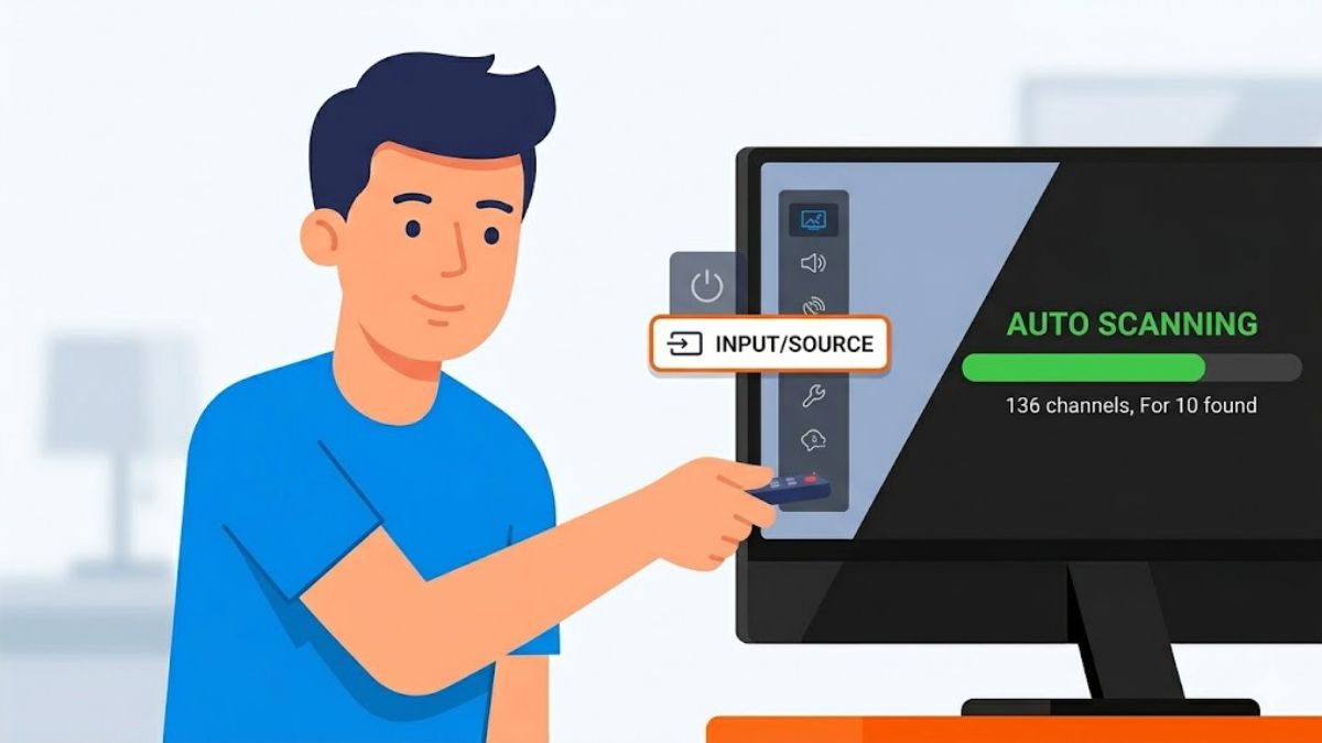 cách biến màn hình máy tính thành tivi: Monitor TV