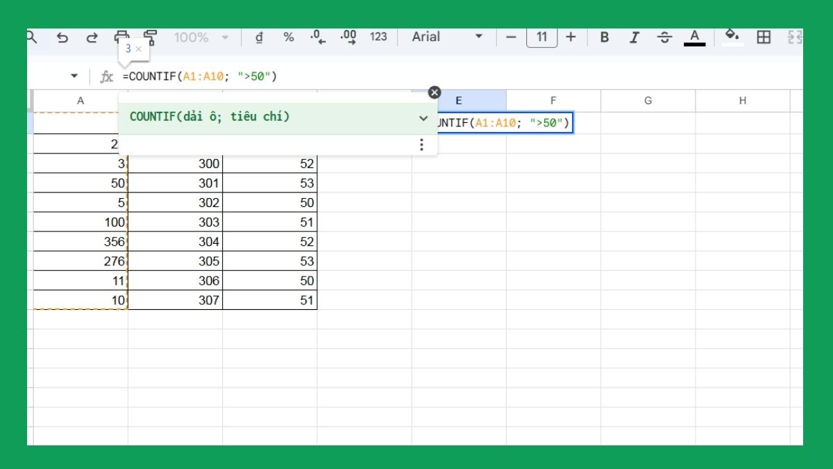 Các hàm trong Google Trang Tính: Hàm IFERROR