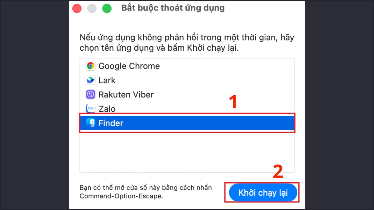 Cách bấm F5 trên MacBook để làm mới Finder