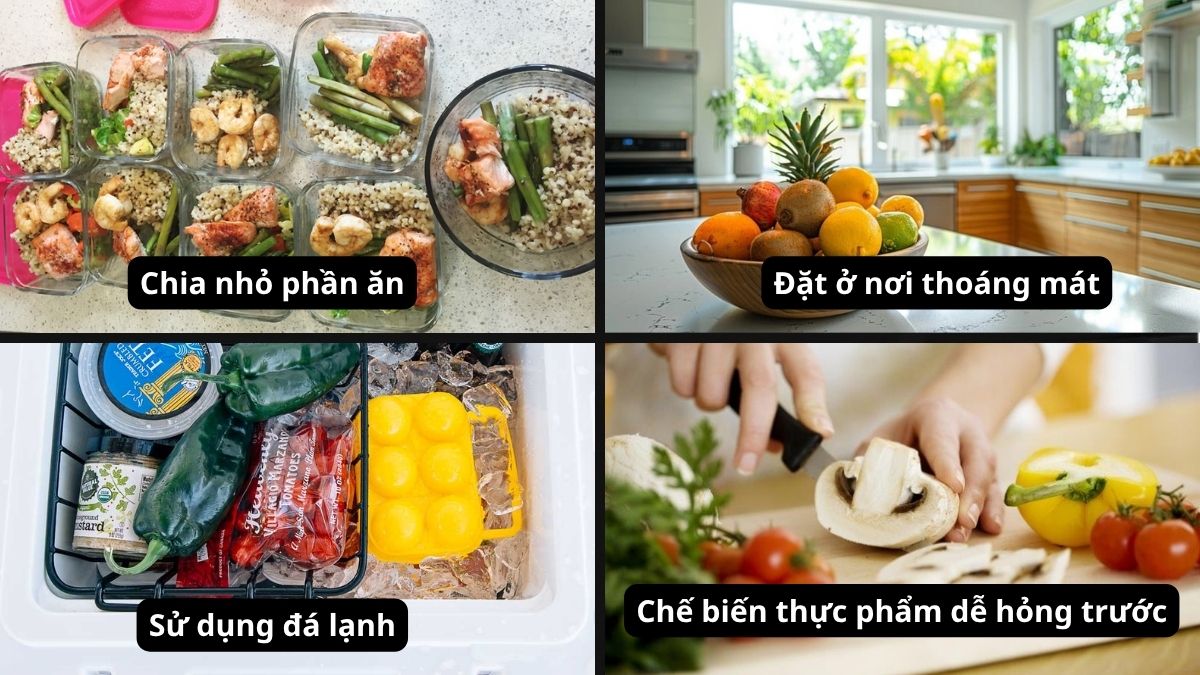 Mẹo bảo quản thực phẩm lâu hơn khi không có tủ lạnh