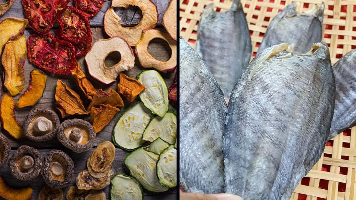 Cách bảo quản đồ ăn khi không có tủ lạnh bằng sấy khô