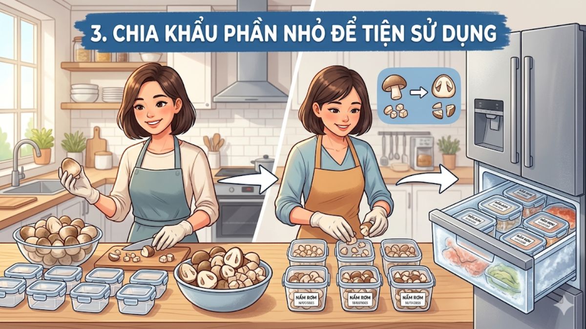 Cách bảo quản nem rán chưa chiên trong ngăn đá tủ lạnh