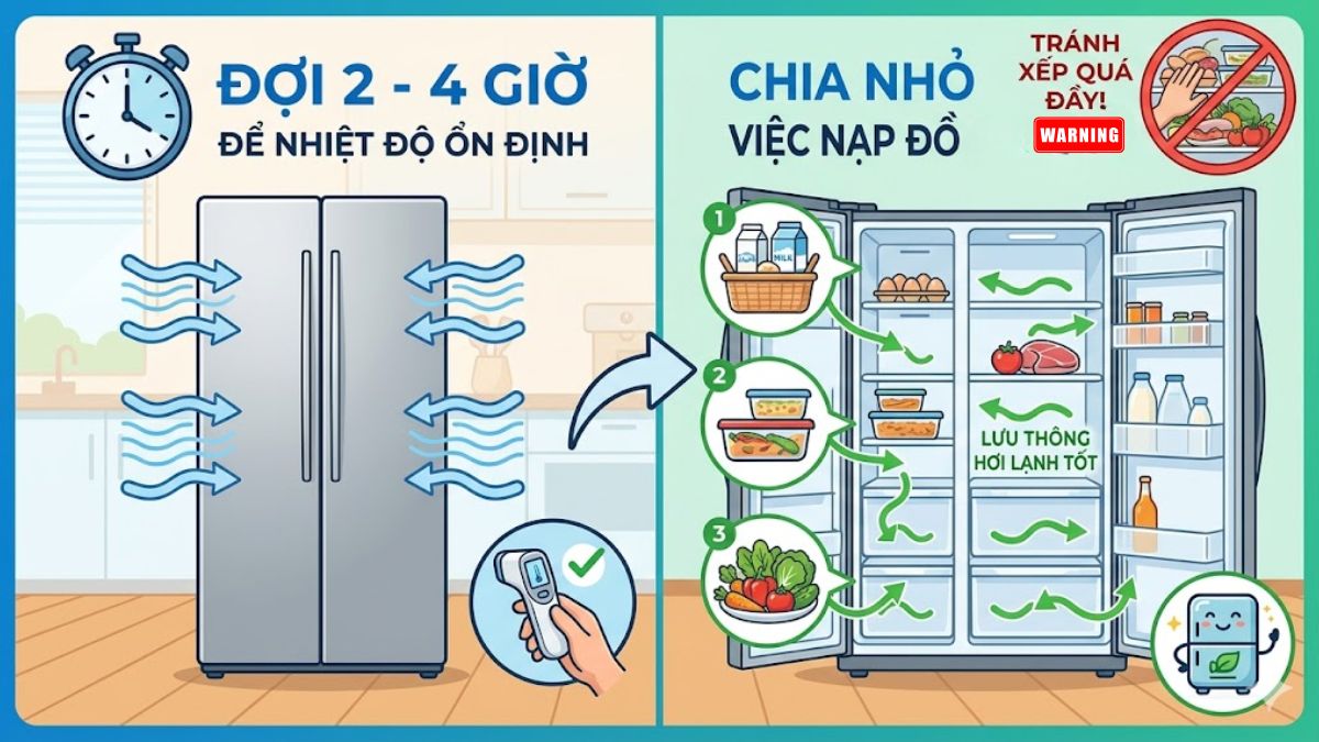 Cách khởi động lại tủ lạnh sau thời gian không sử dụng