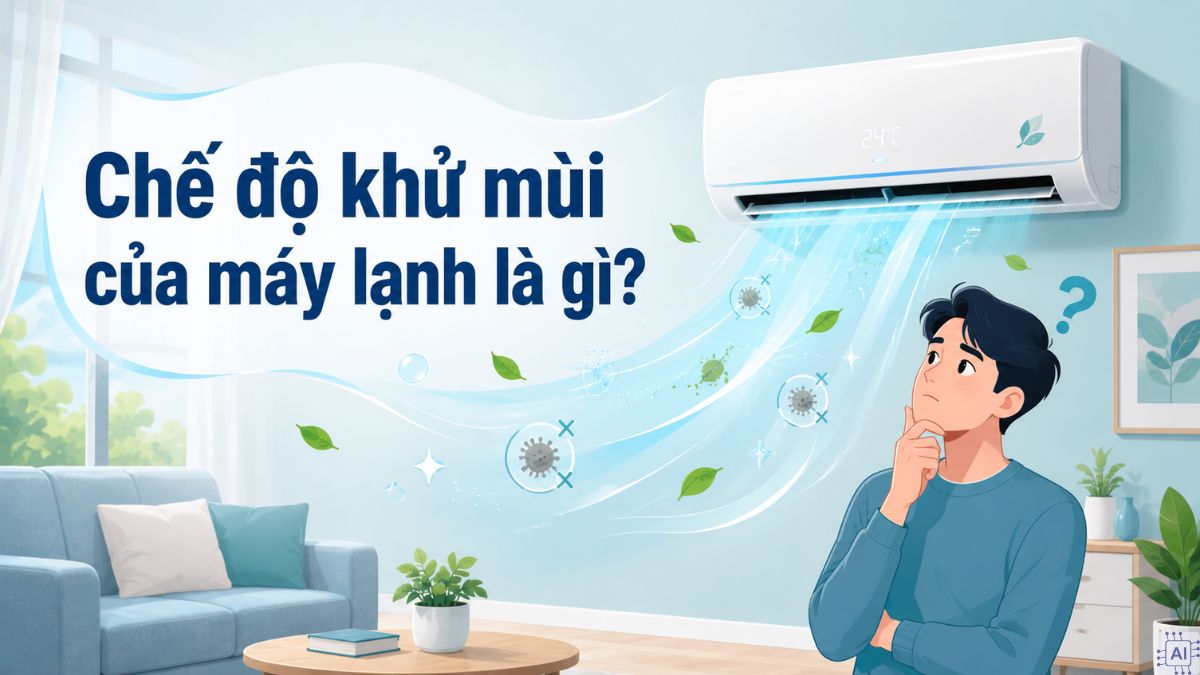 Cách bật chế độ khử mùi của máy lạnh giúp loại bỏ mùi khó chịu