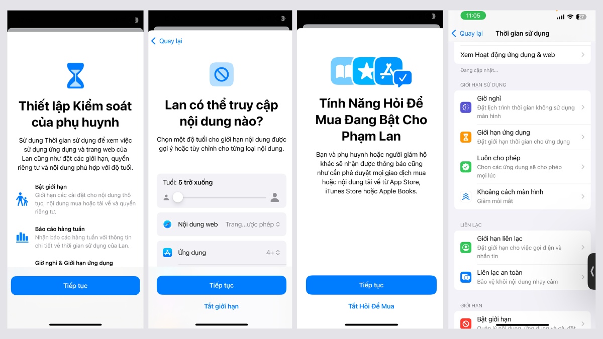 Cách quản lý iPad của con từ iPhone của cha mẹ
