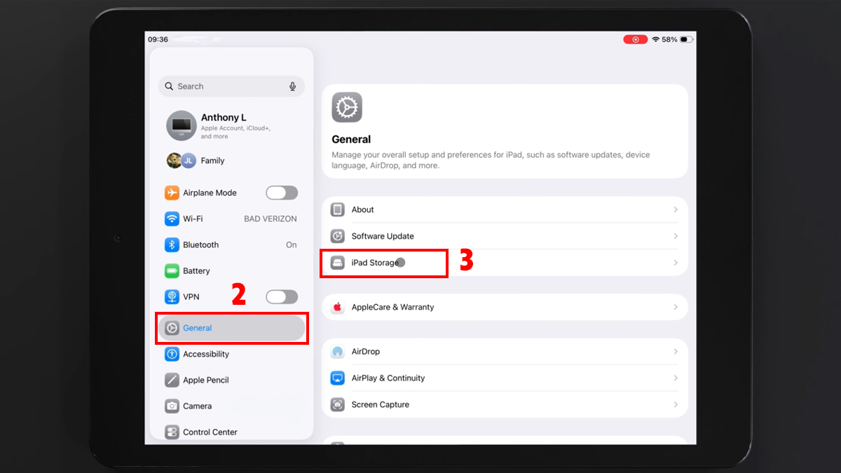Chuẩn bị trước khi cập nhật iPadOS