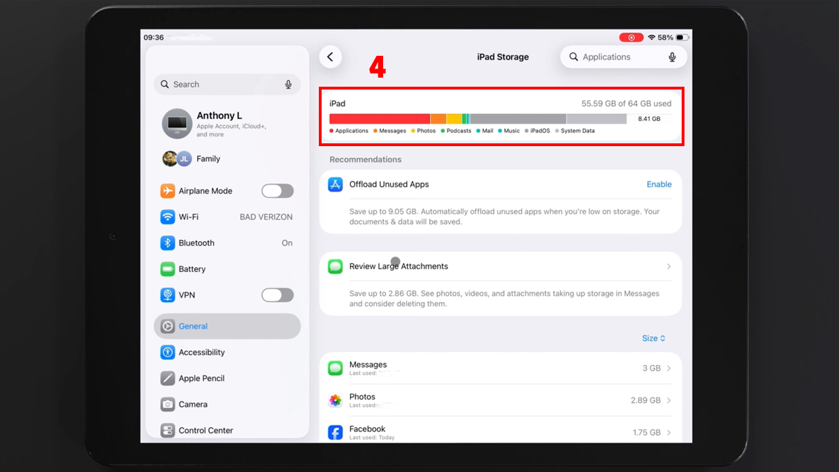 Chuẩn bị trước khi cập nhật iPadOS