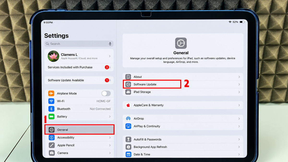 Cách cập nhật iPadOS trên iPad tự động