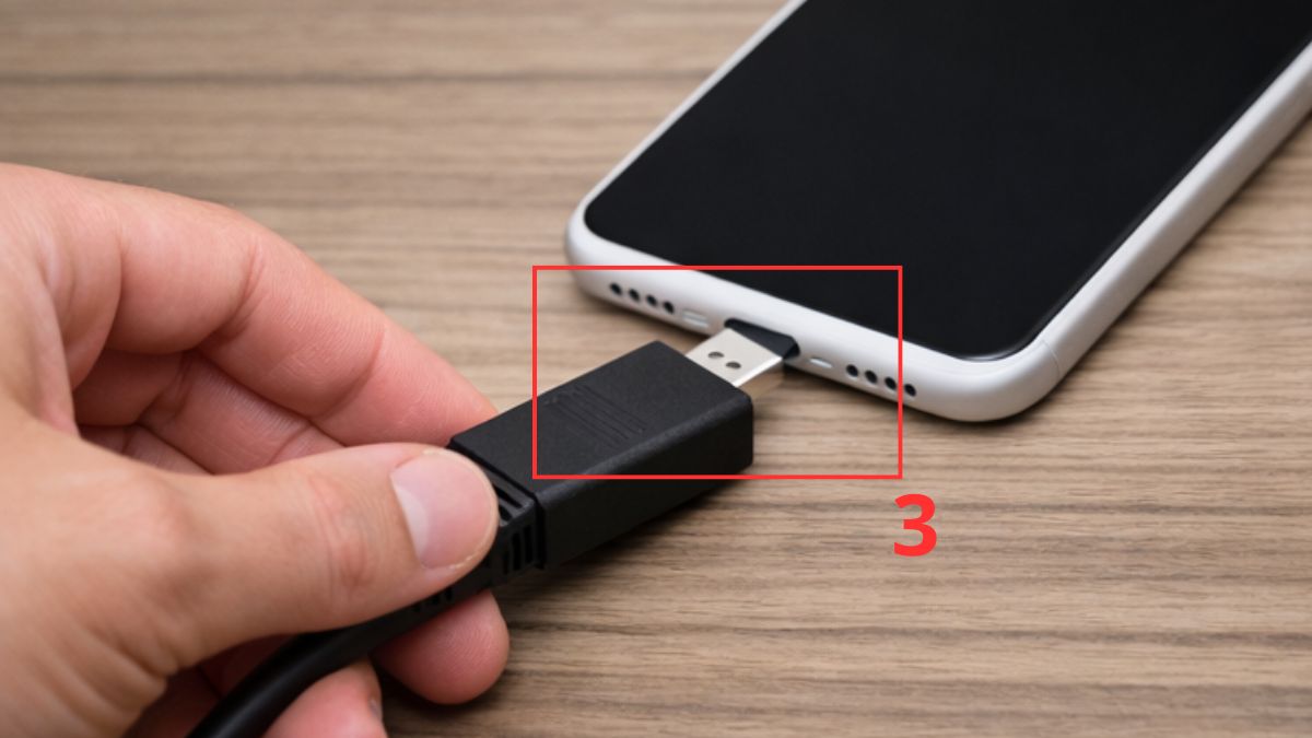 Cách chia sẻ màn hình điện thoại lên tivi Samsung bằng cáp HDMI