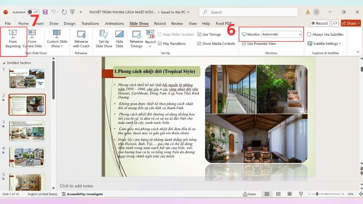 Cách trình chiếu PowerPoint 2 màn hình